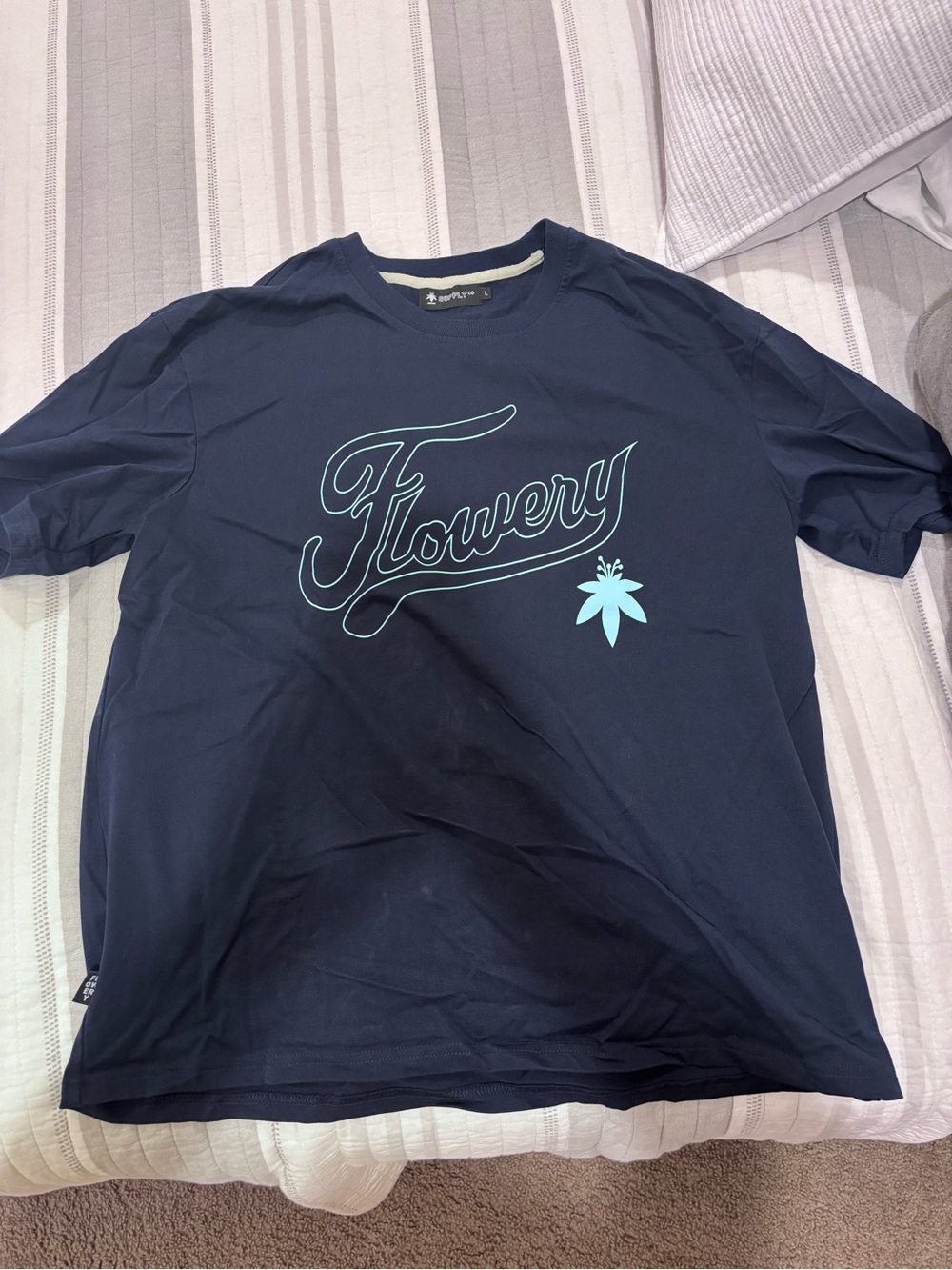 Supply Co Men’s Navy Shirt - Flowery
